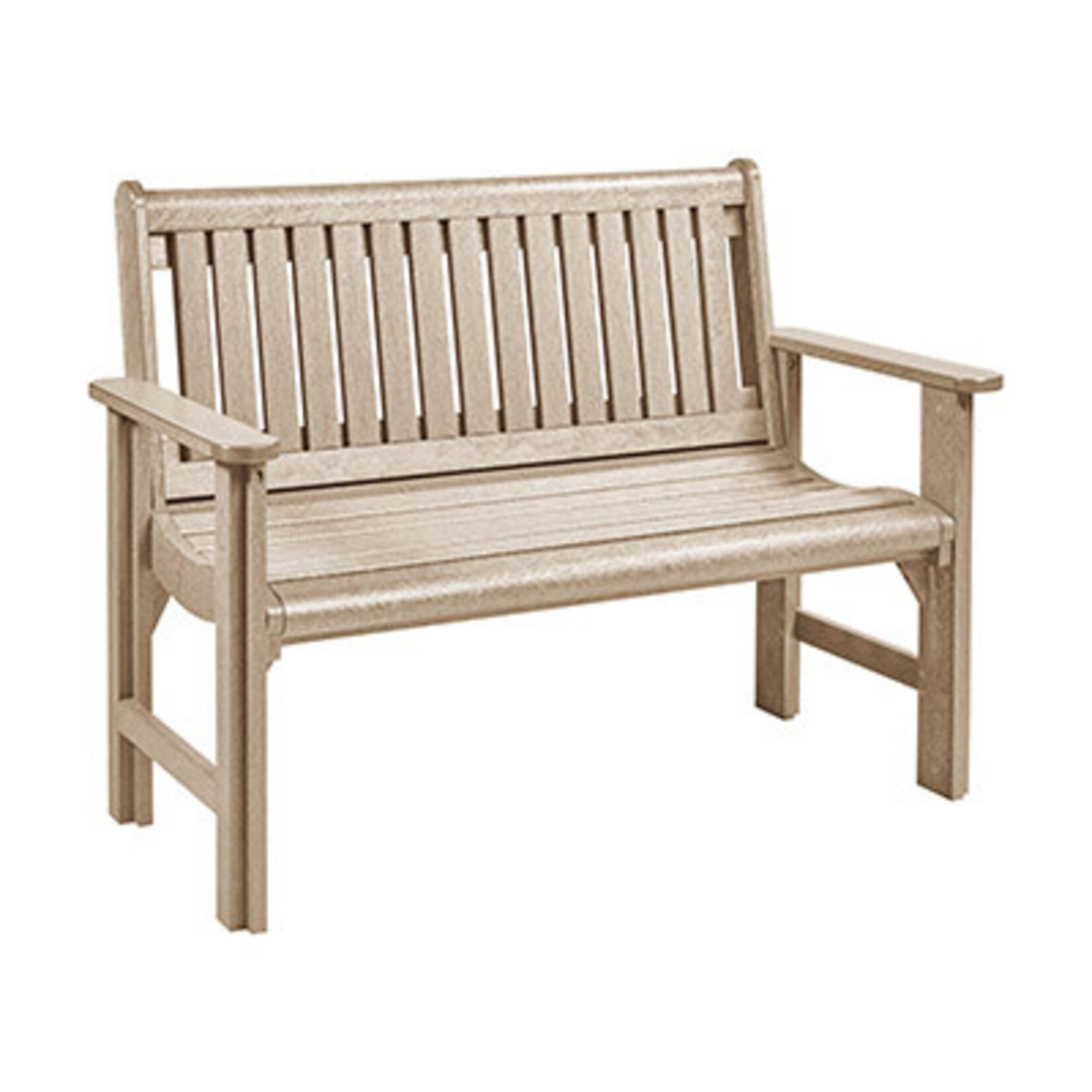 CR Plastics CRP B01 Garden Bench Beige