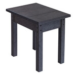 CR Plastics CRP Small Rectangular Table T01 Black