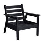 CR Plastics CRP 'Tofino Arm Chair Frame' - Black