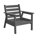 CR Plastics CRP DSF281 Tofino Arm Chair Slate