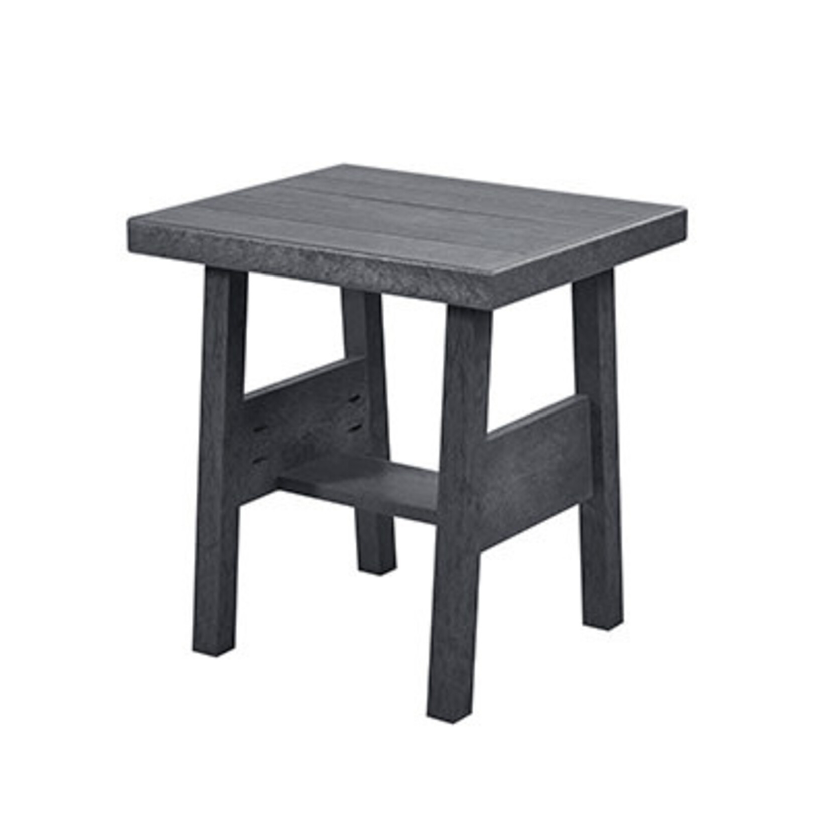 CR Plastics CRP DST288 Tofino End Table-Slate Grey