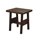 CR Plastics CRP DST288 Tofino End Table-Chocolate