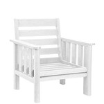 CR Plastics CRP DSF261 Stratford Arm Chair White