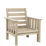 CR Plastics CRP DSF261 Stratford Arm Chair Beige