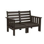 CR Plastics CRP DSF262 Stratford Loveseat Chocolate