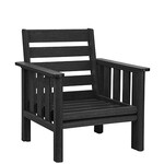 CR Plastics CRP DSF261 Stratford Arm Chair Black