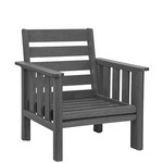 CR Plastics CRP DSF261 Stratford Arm Chair Slate Grey