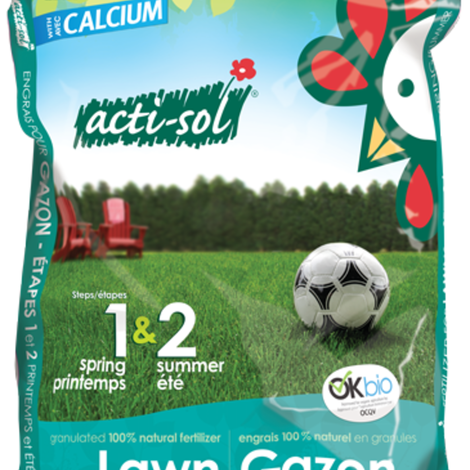 Acti-sol Acti-Sol Lawn Fertilizer Spring & Summer (Step 1 & 2)  7-3-2  15kg