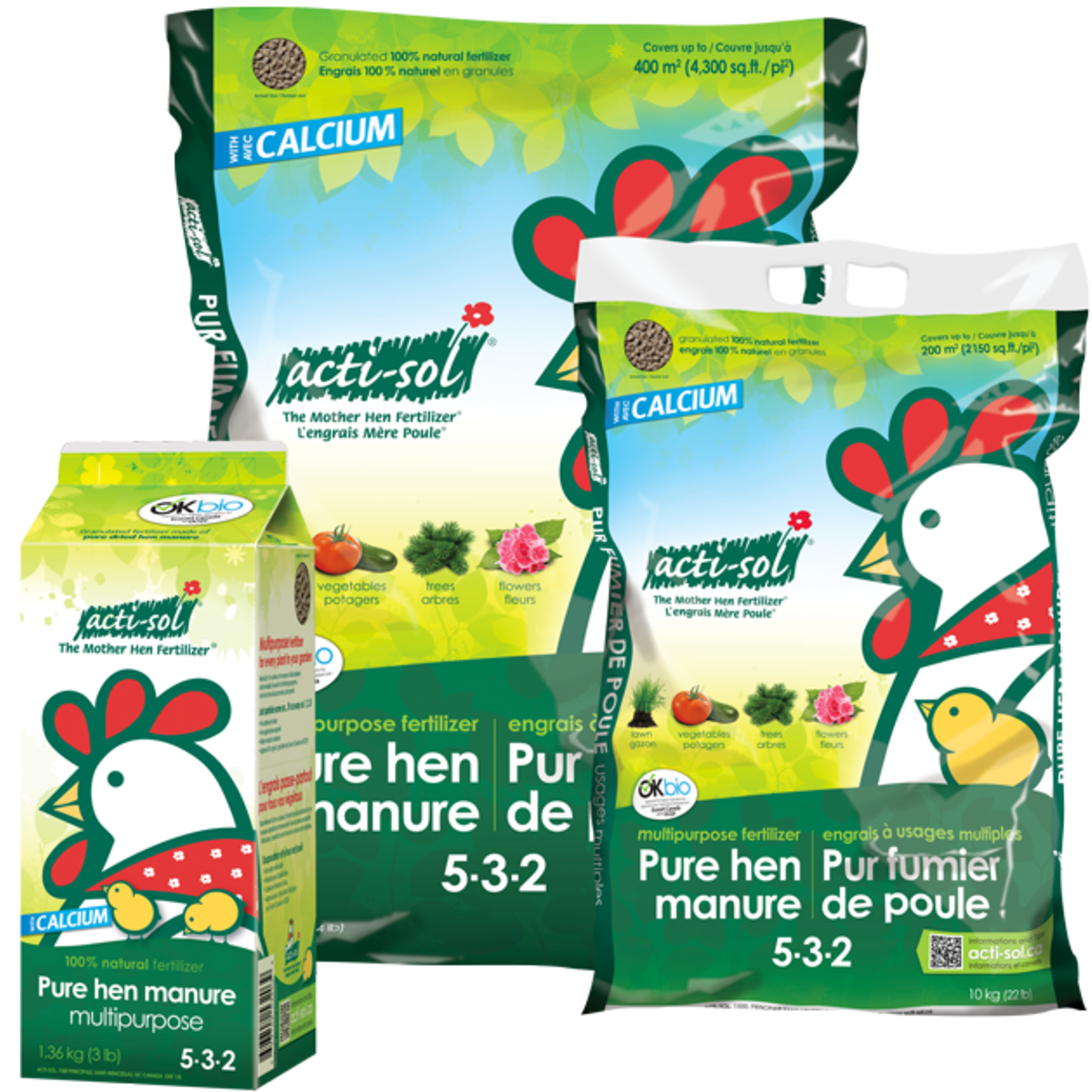 Acti-sol Acti-Sol Pure Hen Manure 5-3-2 1.36 kg