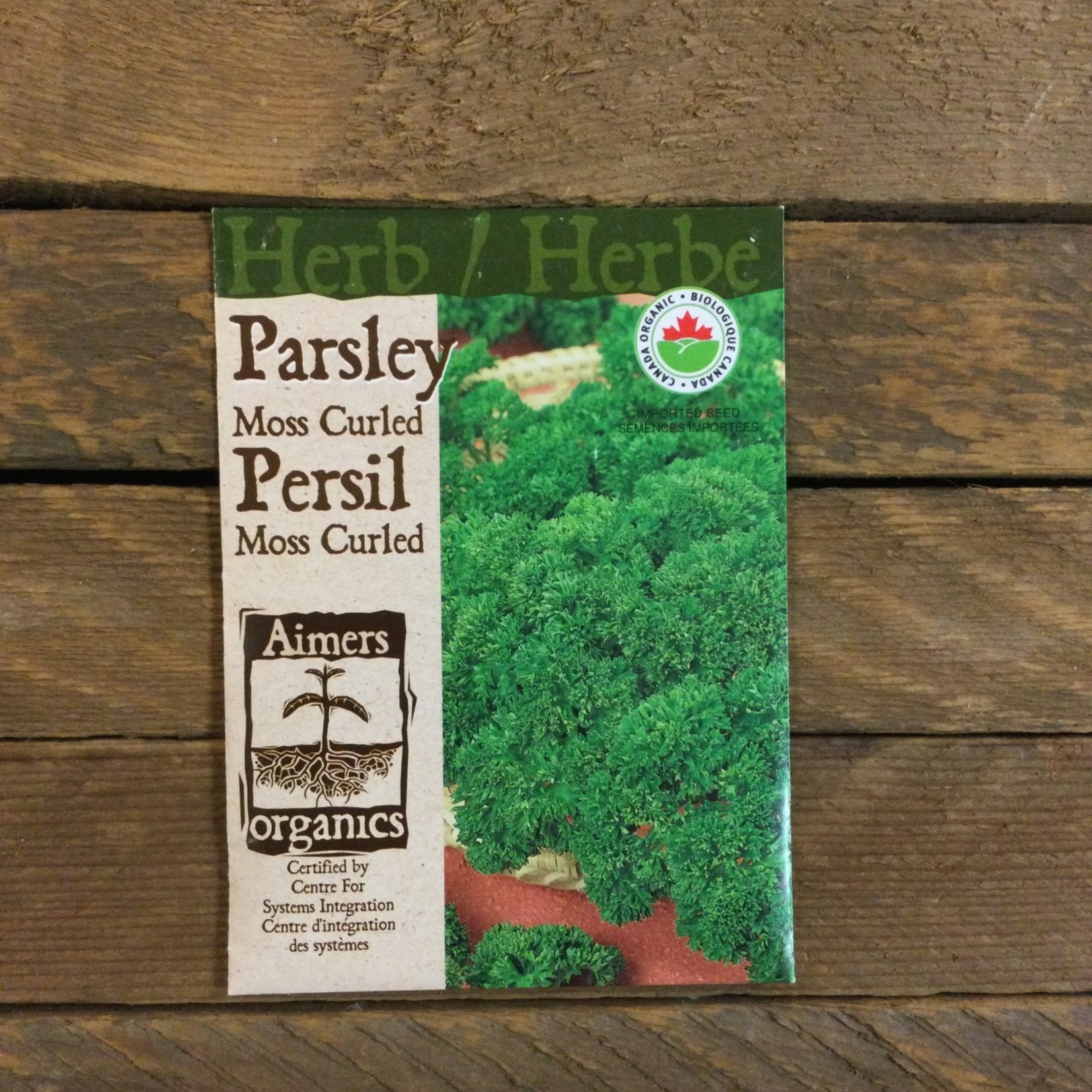 Aimers Parsley 'Moss Curled' Organic Seed