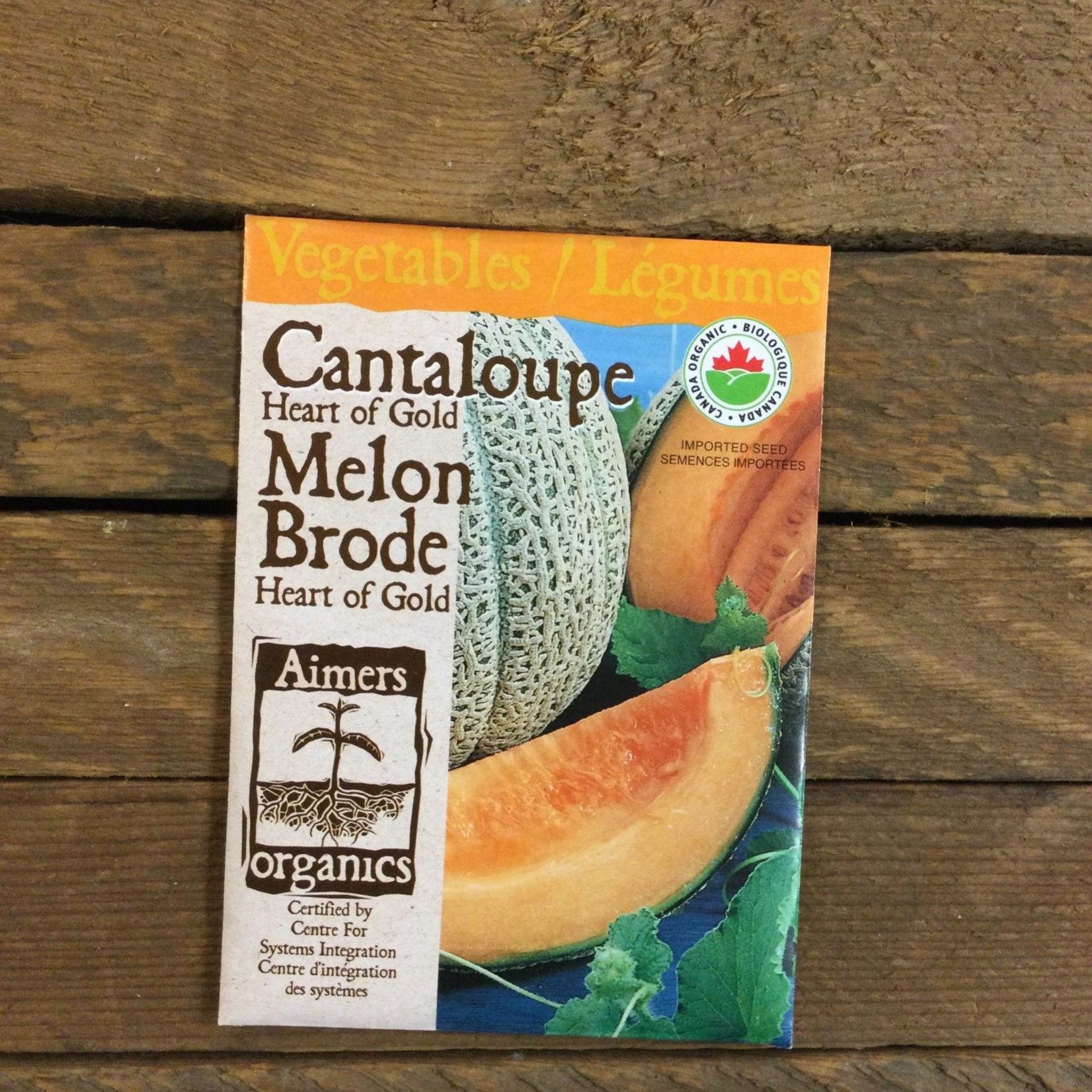 Aimers Cantaloupe 'Heart of Gold' Organic Seeds