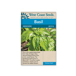 West Coast Seeds Basil - Genovese