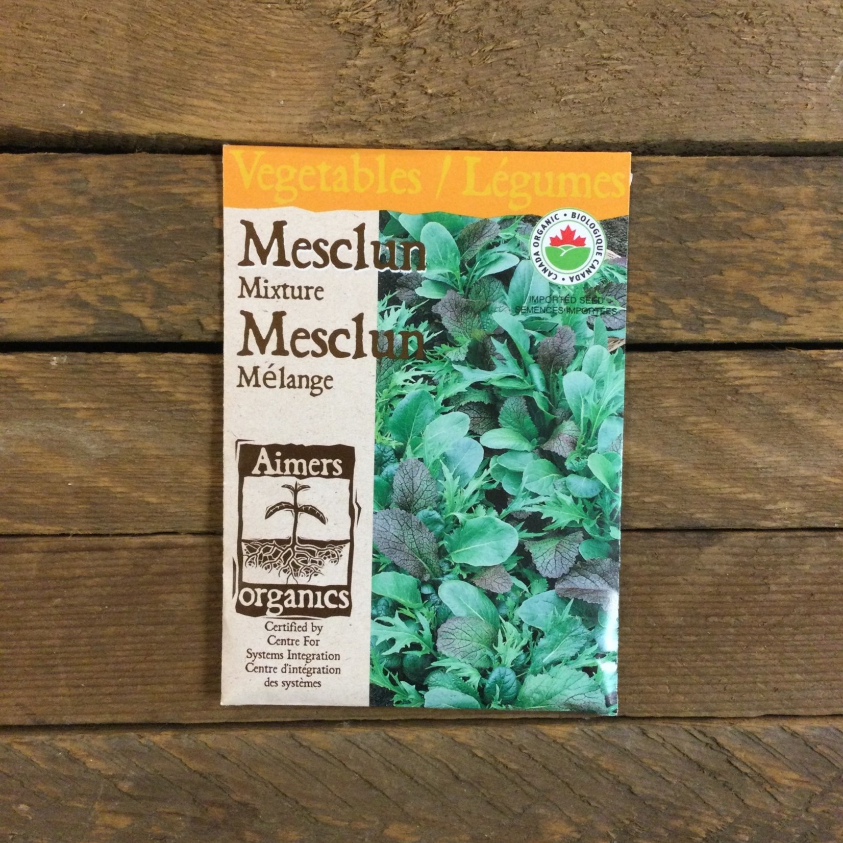 Aimers Mesclun Mixture Organic Seeds