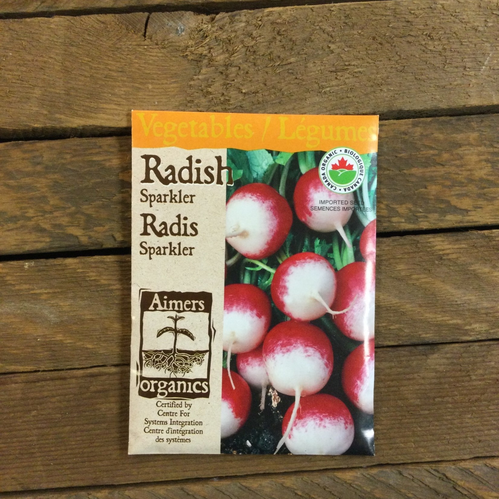 Aimers Radish 'Sparkler' Organic Seeds