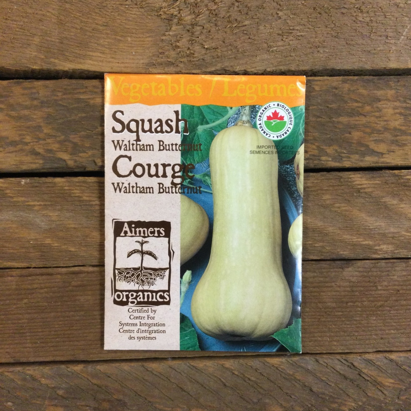 Aimers Squash 'Walthan Butternut' Organic Seeds