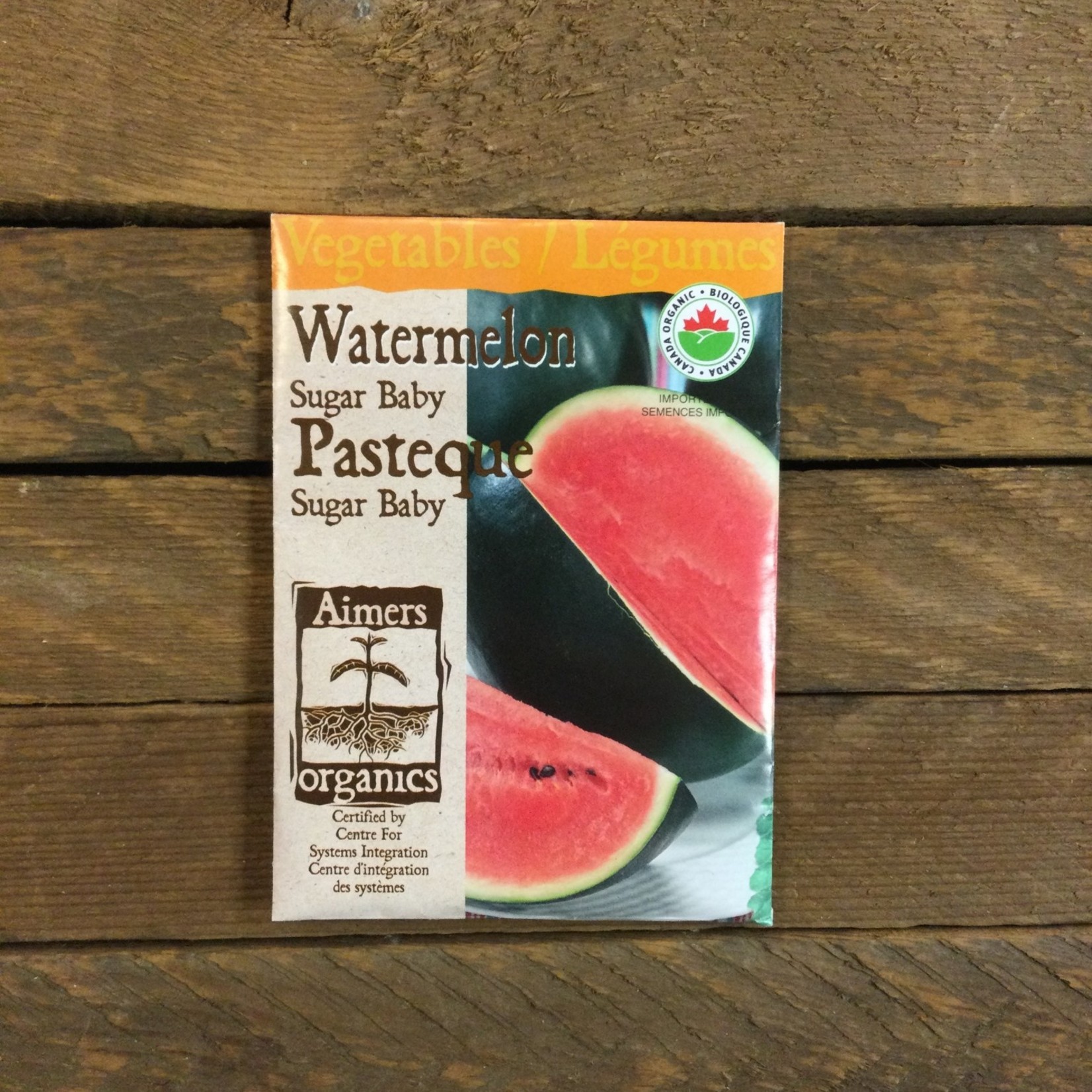 Aimers Watermelon 'Sugar Baby' Organic Seeds