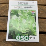 OSC Seeds Lettuce ' Buttercrunch'  Seeds