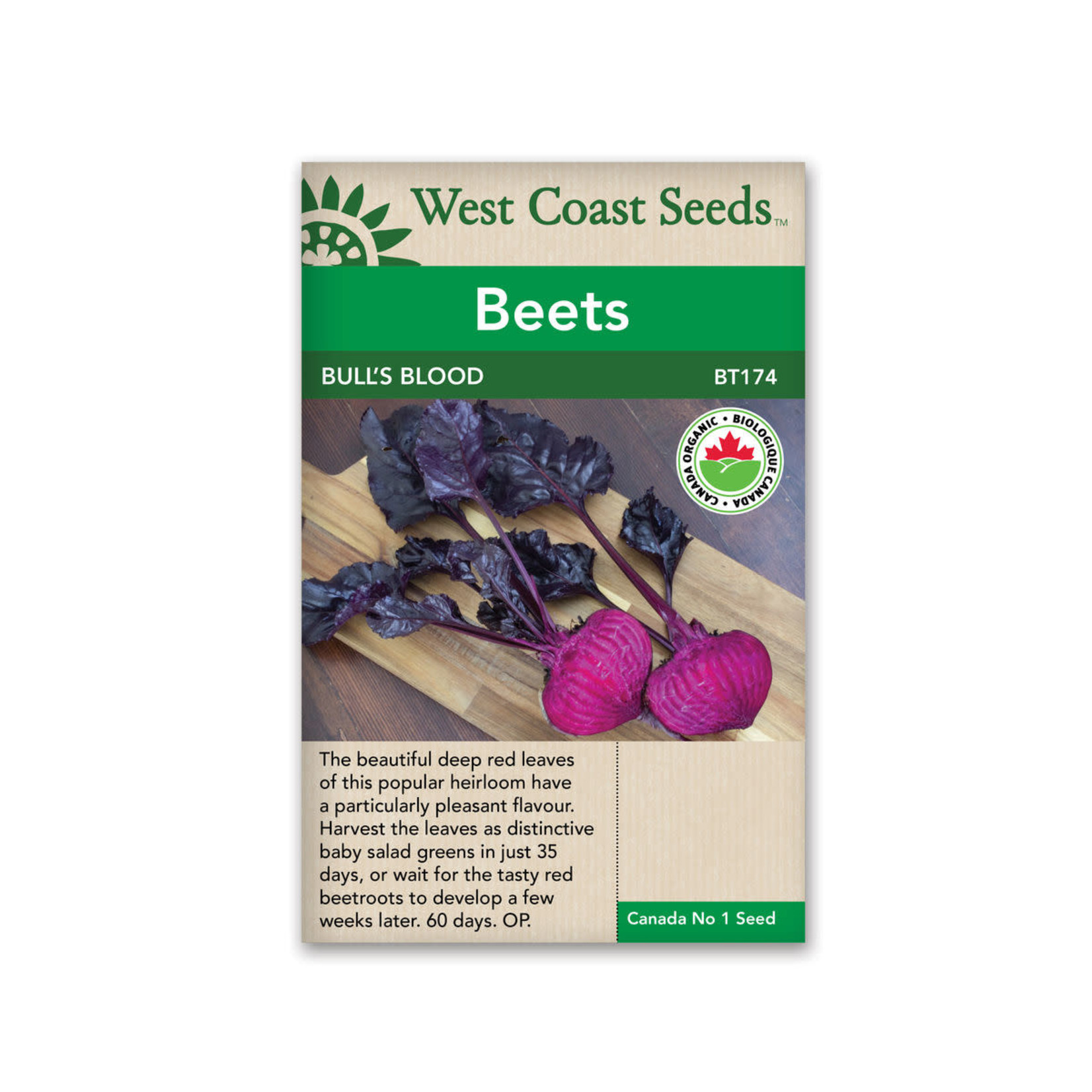 Westcoast Beets-Bull's Blood Cerified Organic