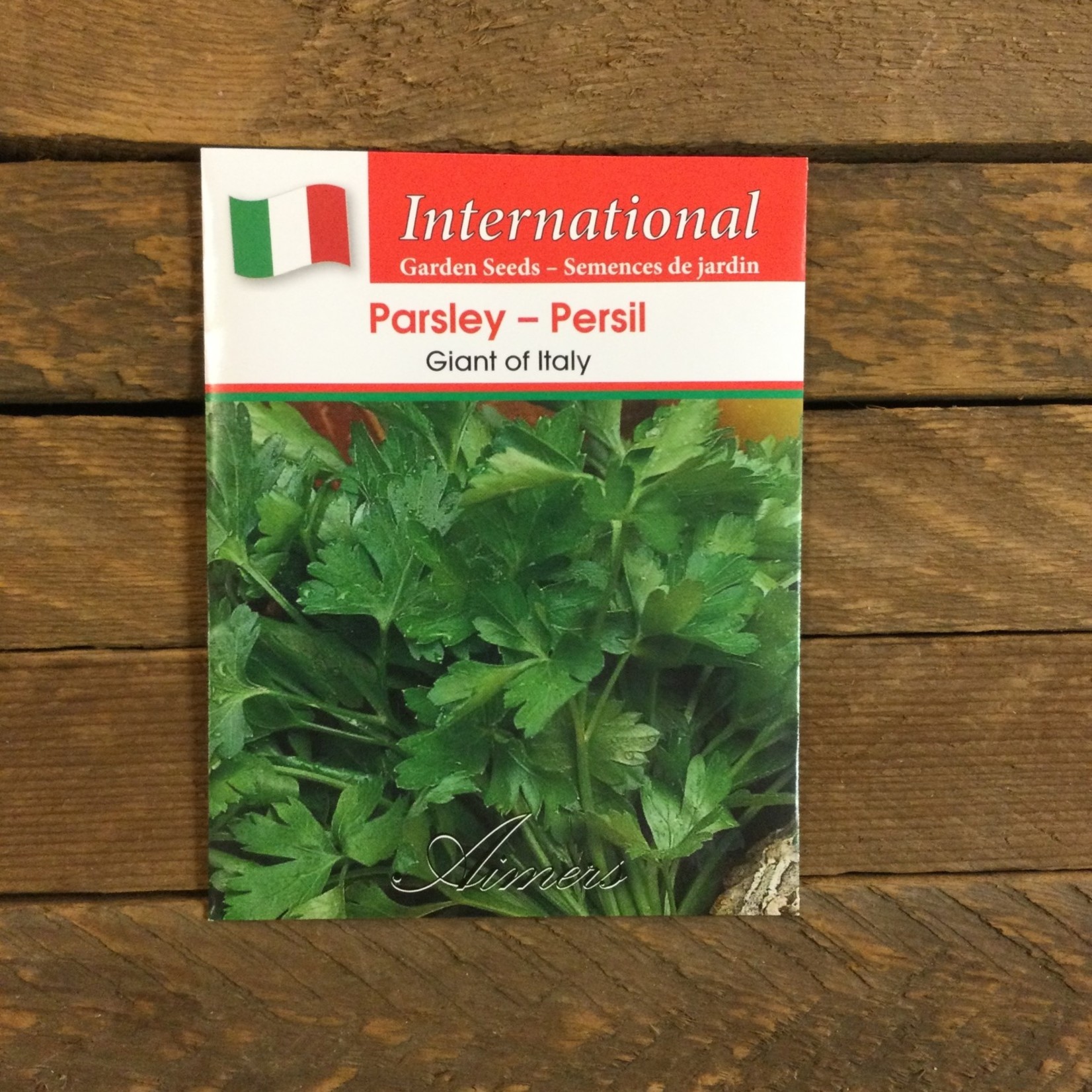 Aimers International Parsley 'Giant of Italy' seeds