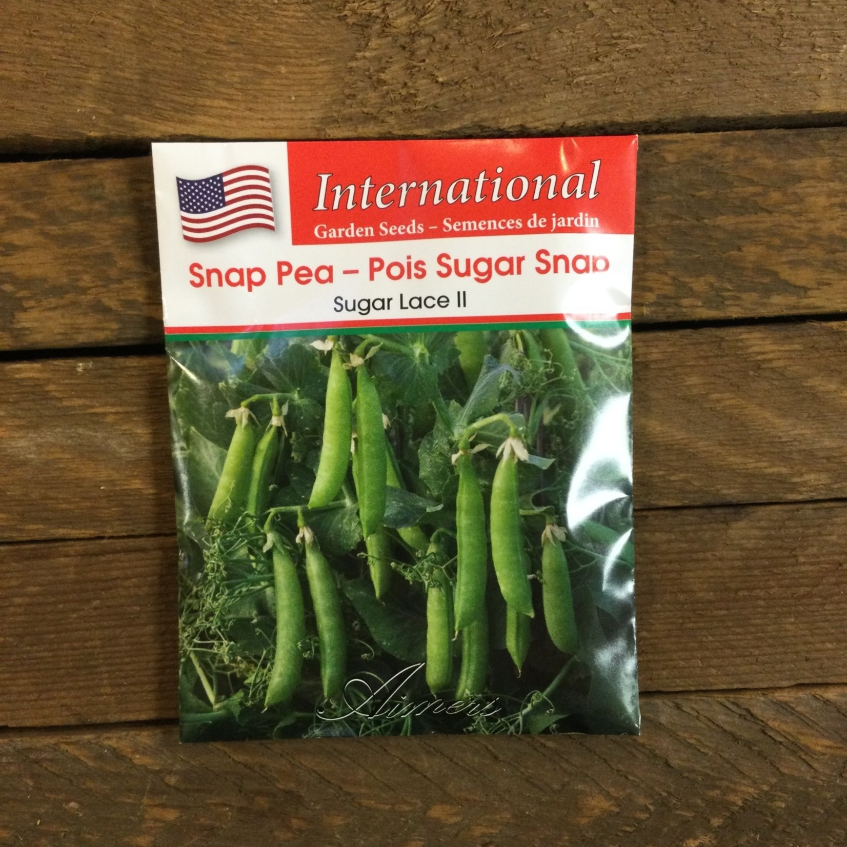 Aimers International Snap Pea 'Sugar Lace II' Seeds