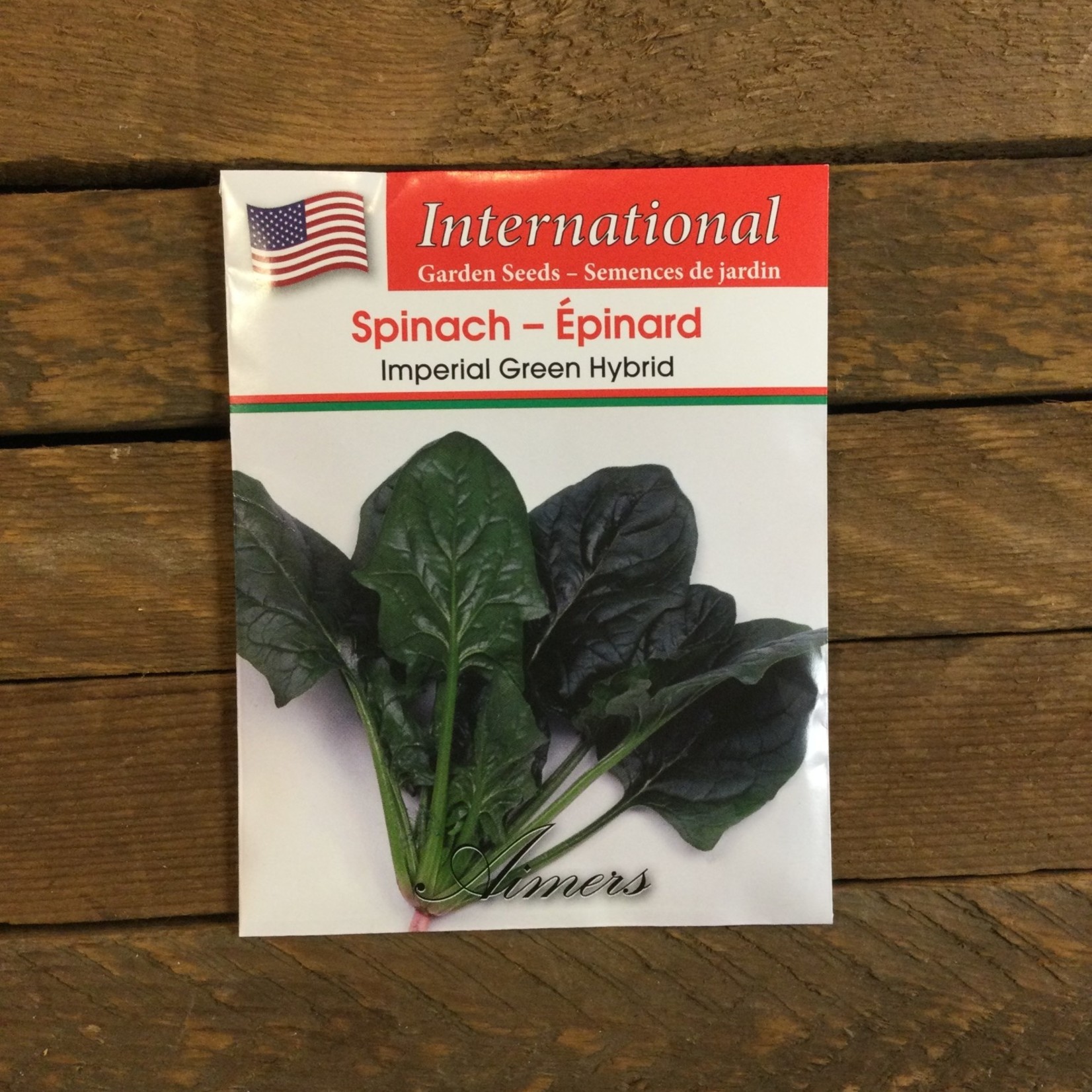 Aimers International Spinach 'Imperial Green  Hybird' Seeds