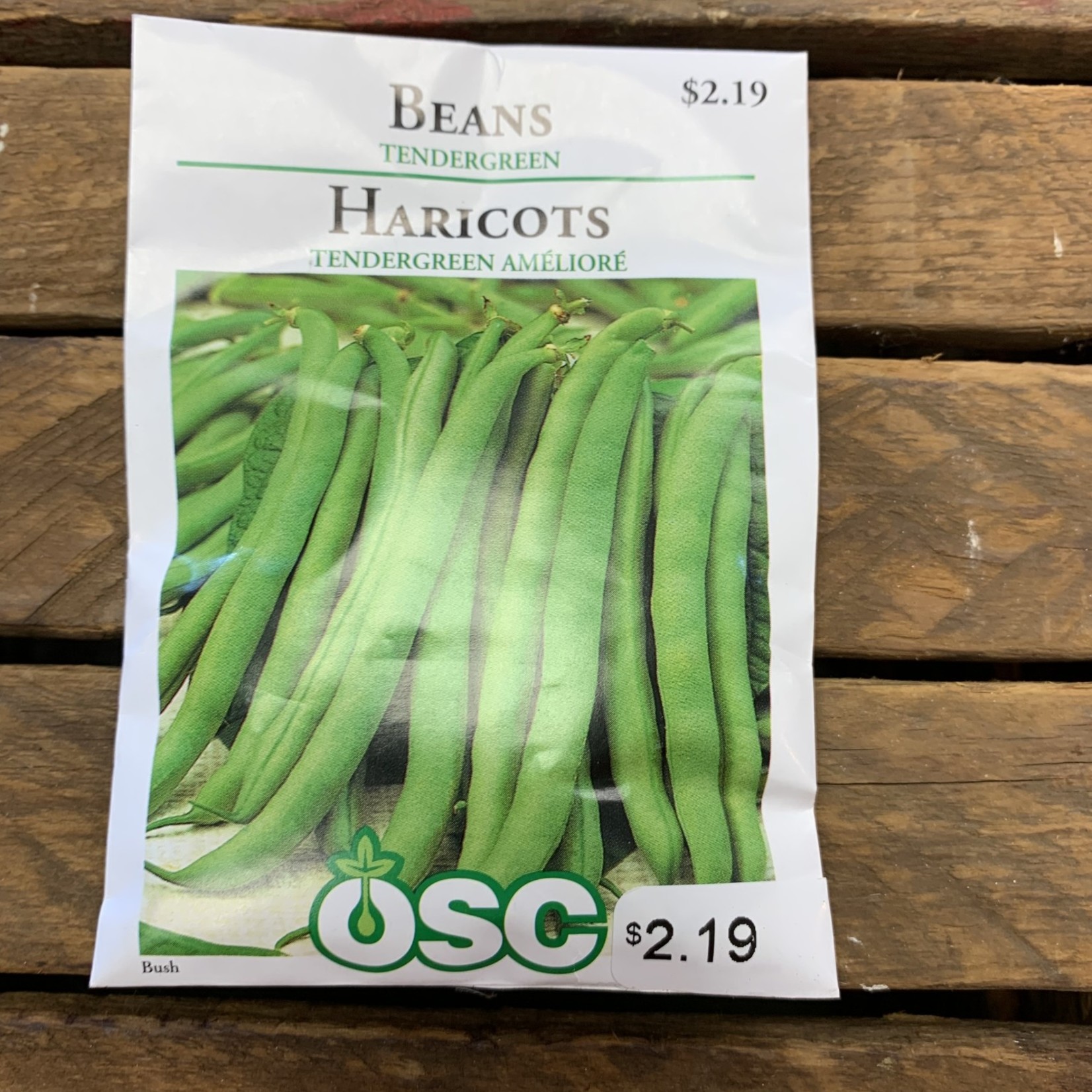 OSC Seeds Beans 'Tendergreen' Seeds