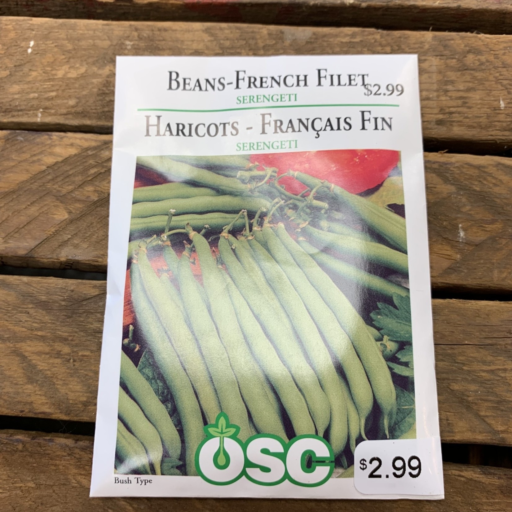 OSC Seeds Beans-French Filet 'Serengeti' Seeds