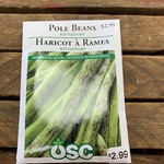 OSC Seeds Pole Beans 'Rattlesnake' Seeds
