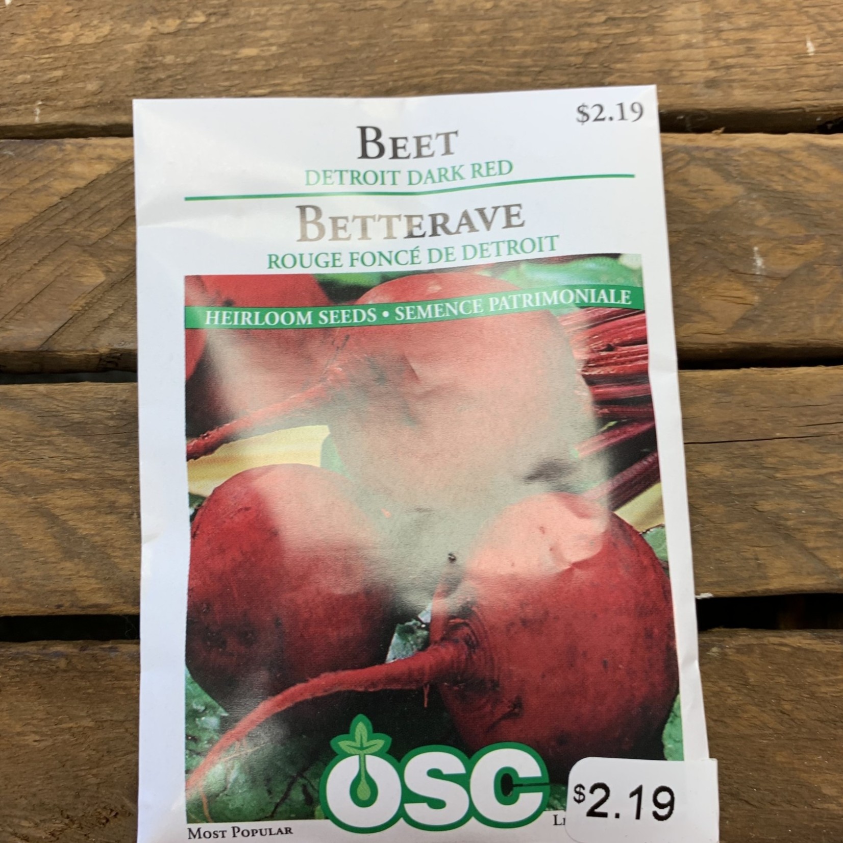 OSC Seeds Beet 'Detroit Dark Red' Seeds