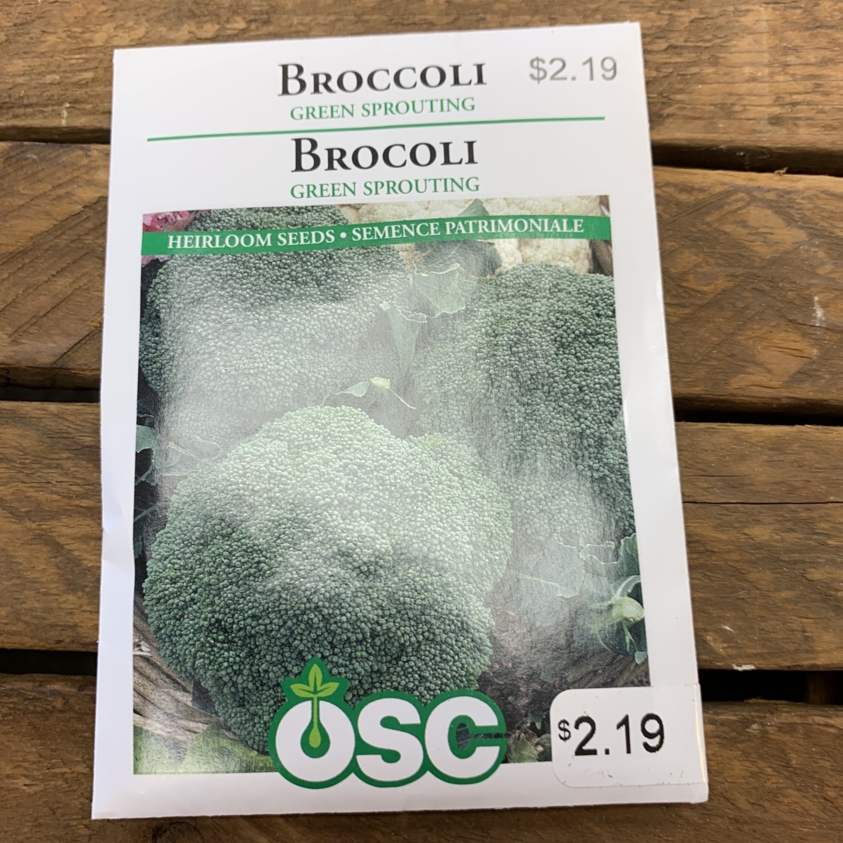 OSC Seeds Broccoli 'Green Sprouting' Seeds