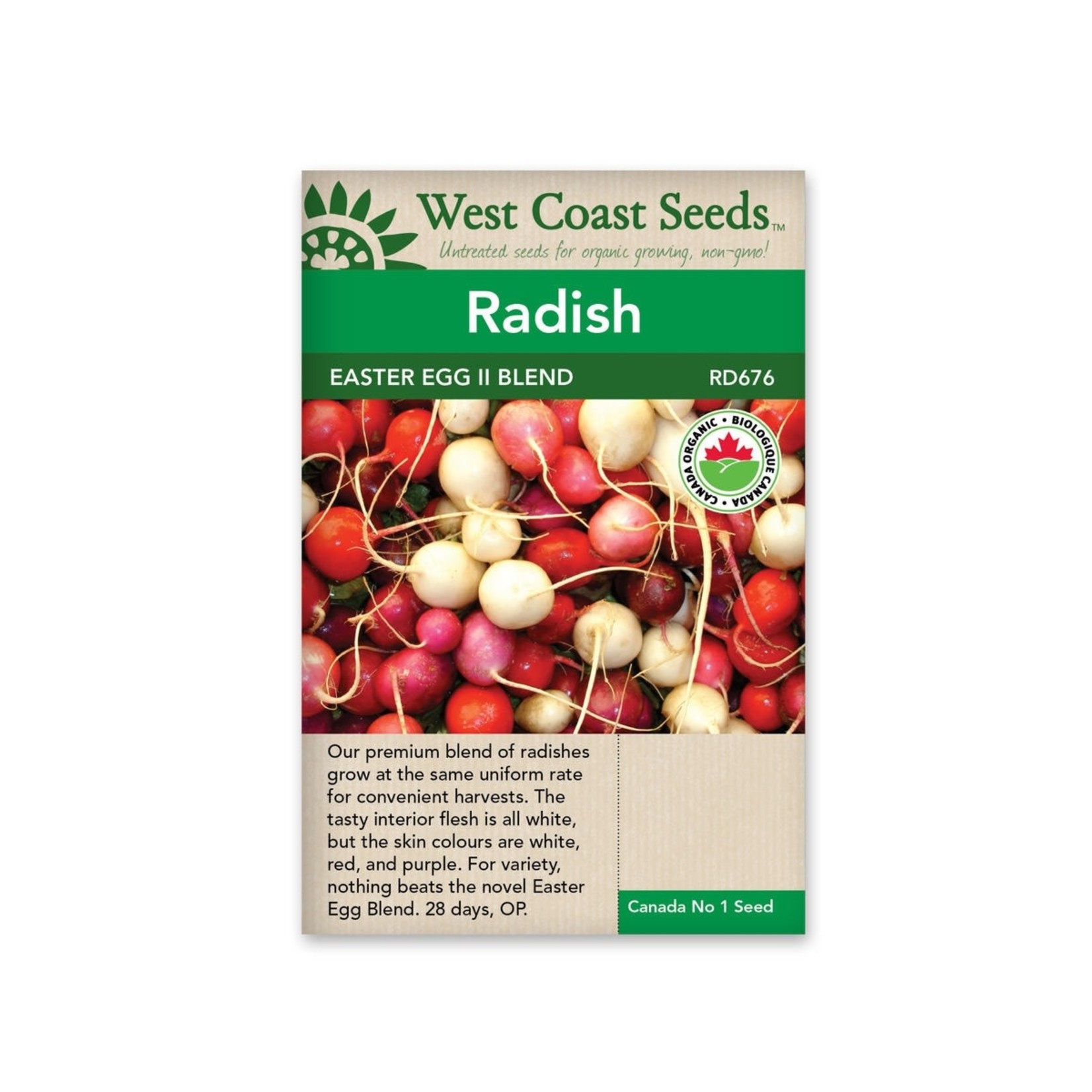 West Coast Seeds Radishes - Easter Egg II