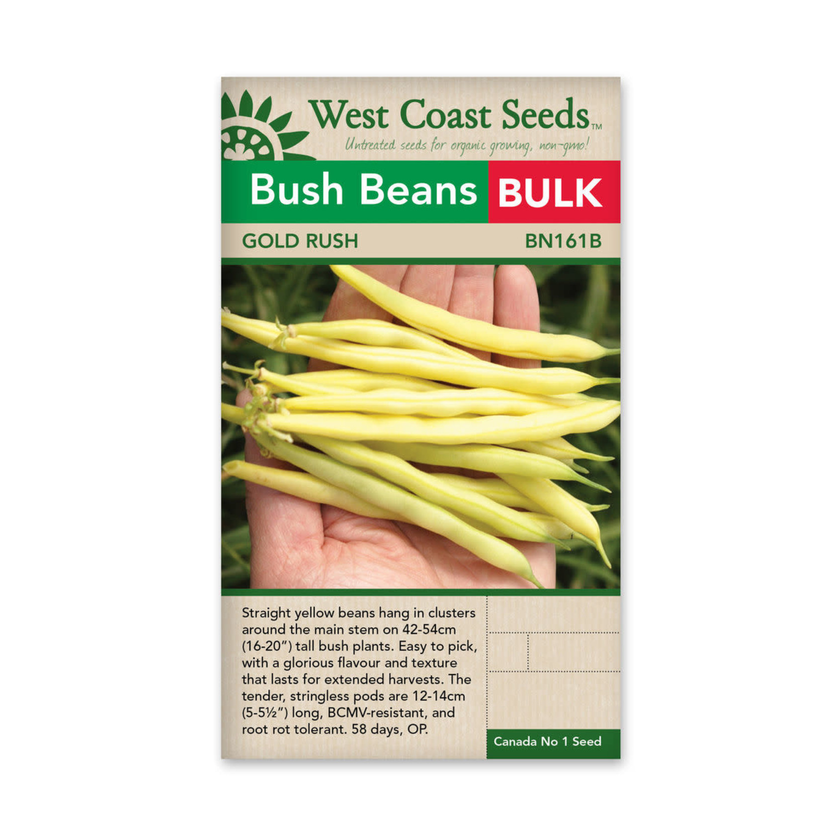Westcoast Beans-Gold Rush Yellow Wax