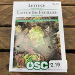 OSC Seeds Lettuce 'Prizehead' Seeds