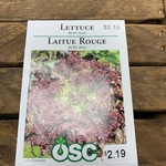OSC Seeds Lettuce 'Ruby Red' Seeds