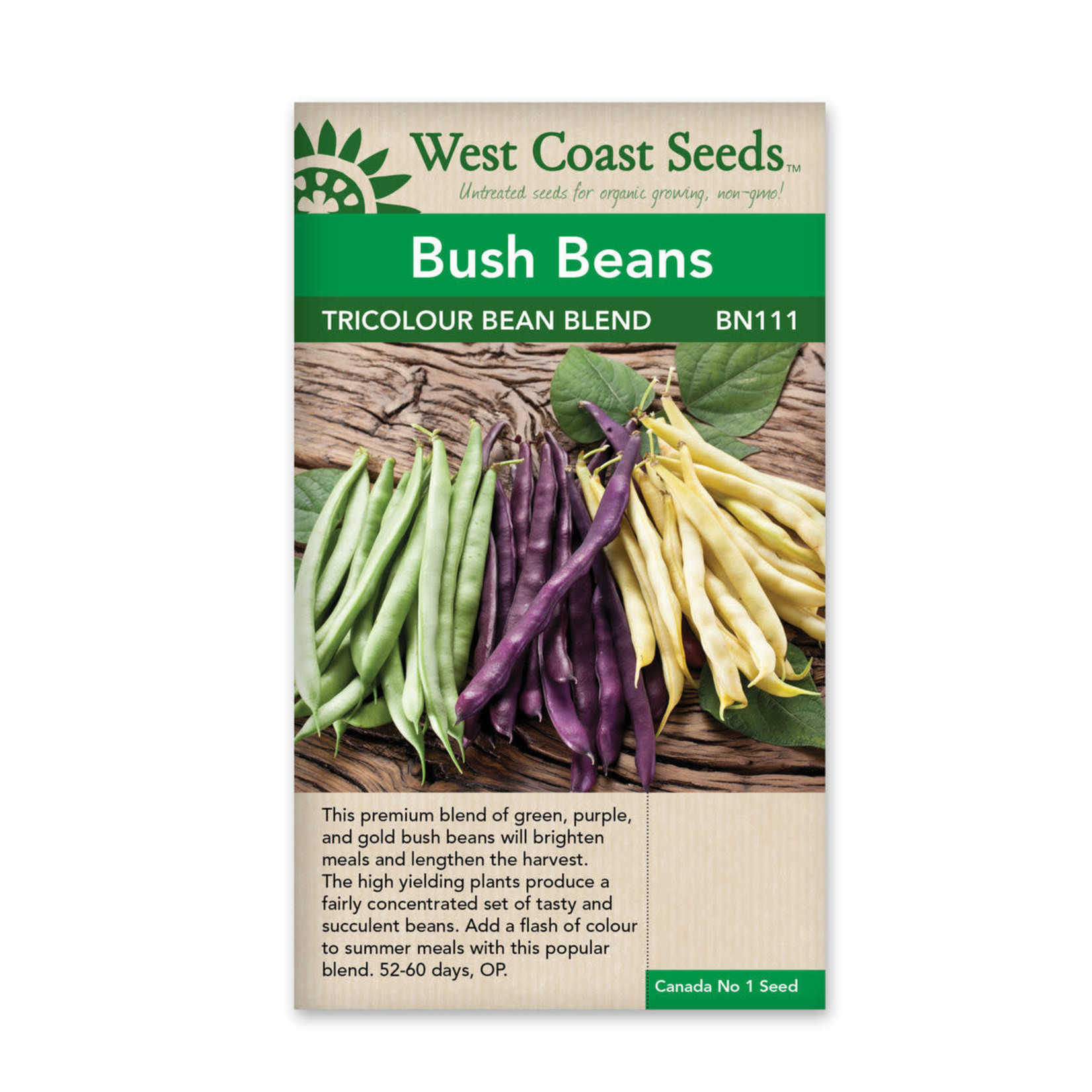 West Coast Seeds Tricolor Bean Blend Seed