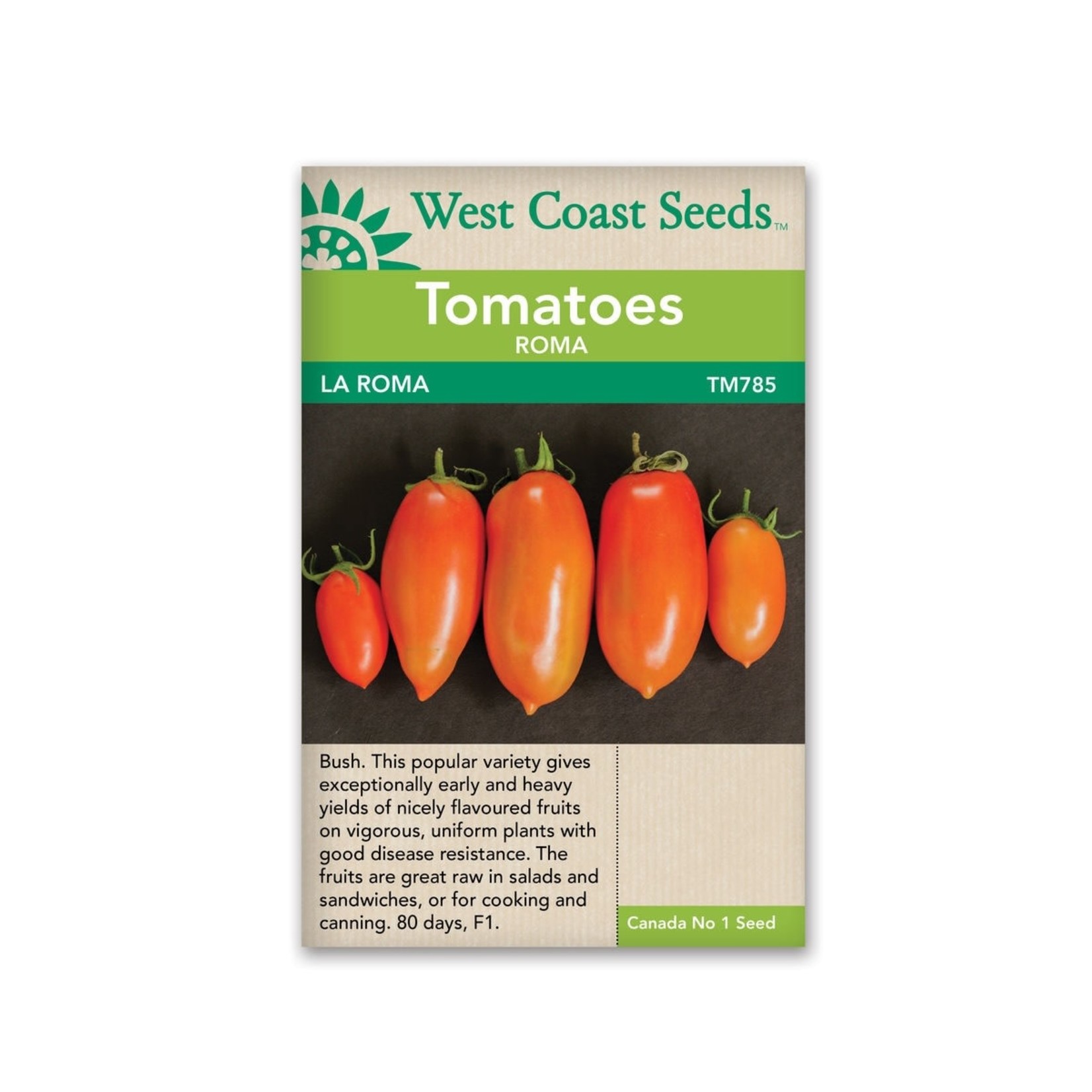 West Coast Seeds Tomatoes - La Roma F1
