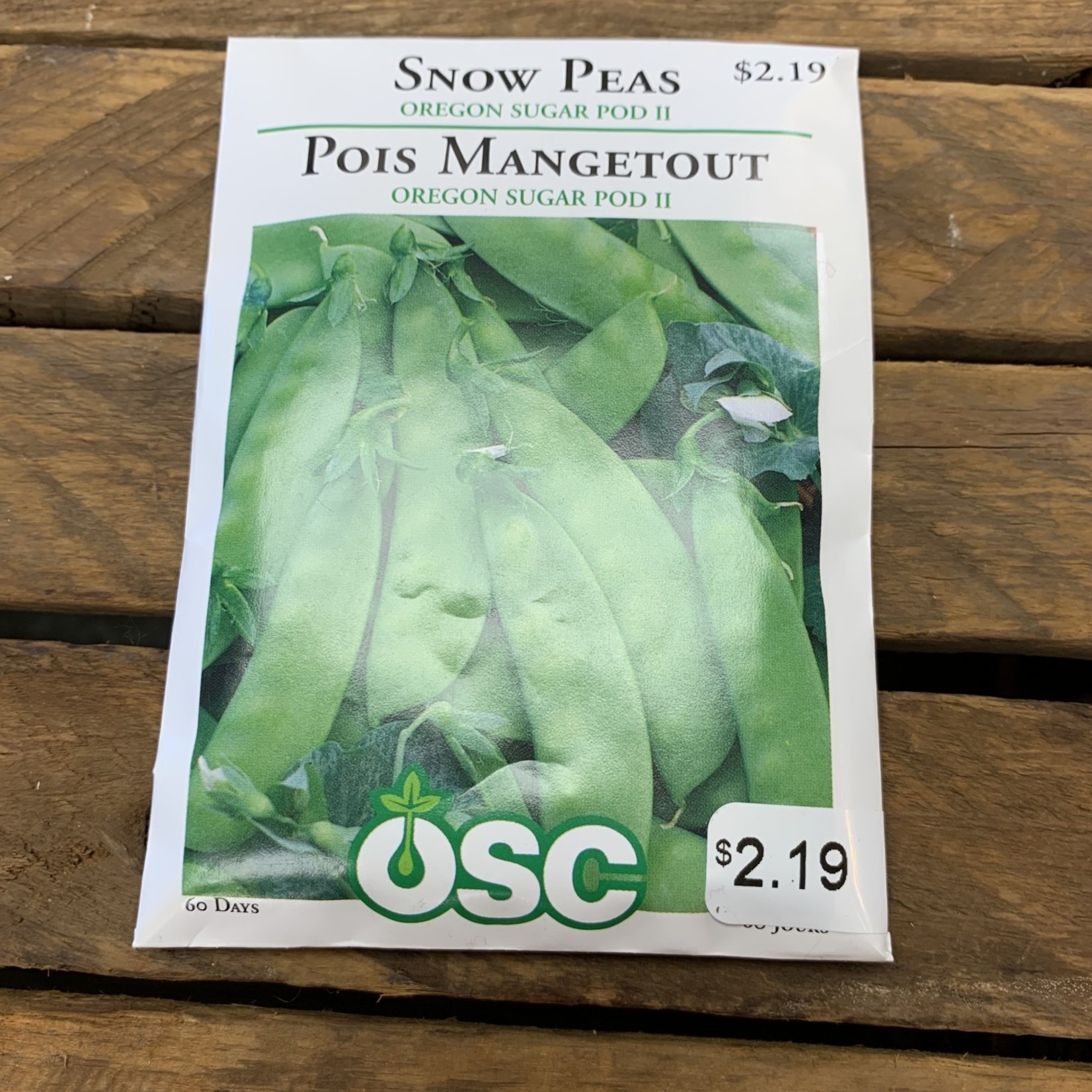 OSC Seeds Snow Peas 'Oregon Sugar Pod II' Seeds