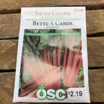 OSC Seeds Swiss Chard 'Rhubarb Chard' Seeds
