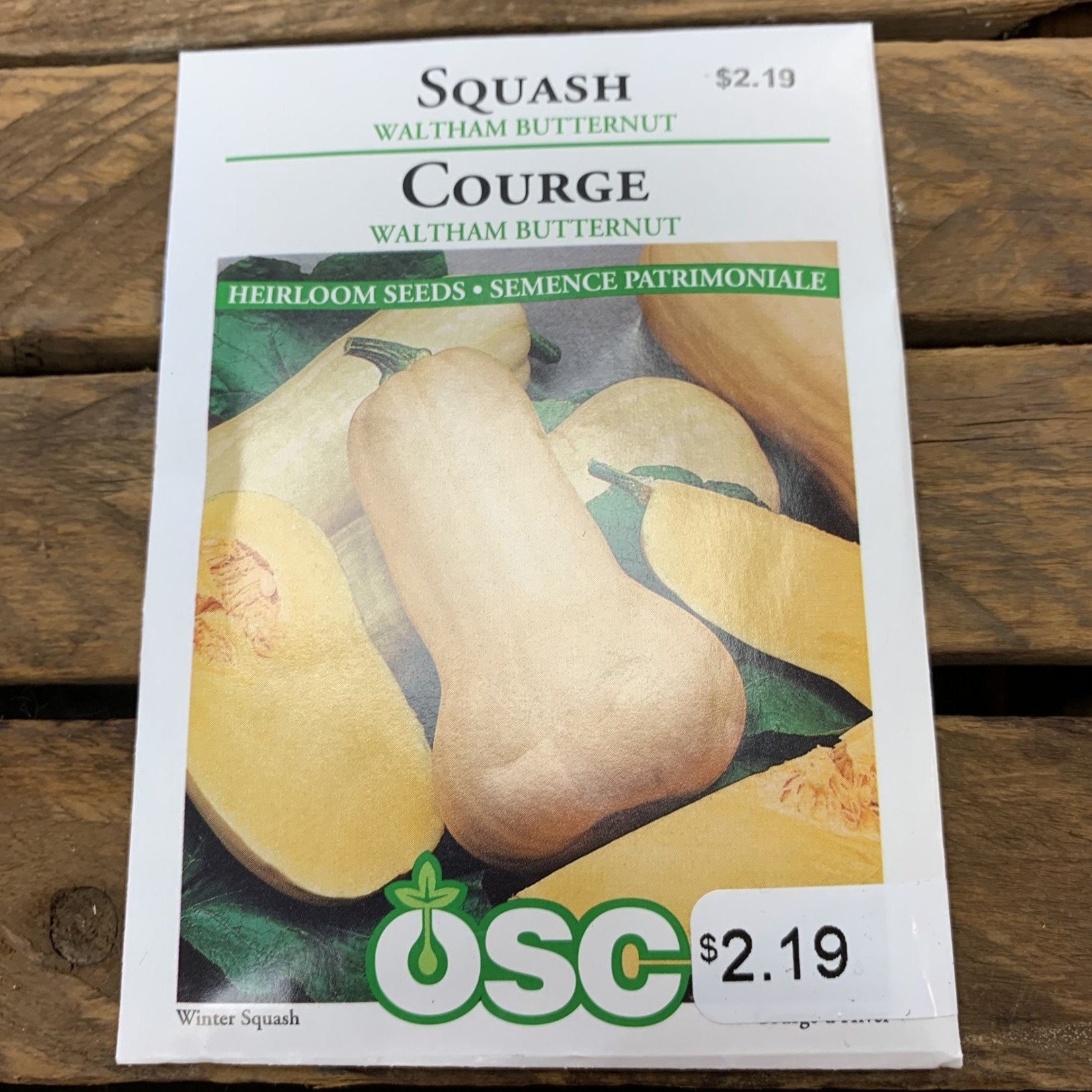 OSC Seeds Squash 'Waltham Butternut' Seeds