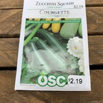 OSC Seeds Zucchini Squash 'Dark Green' Seeds