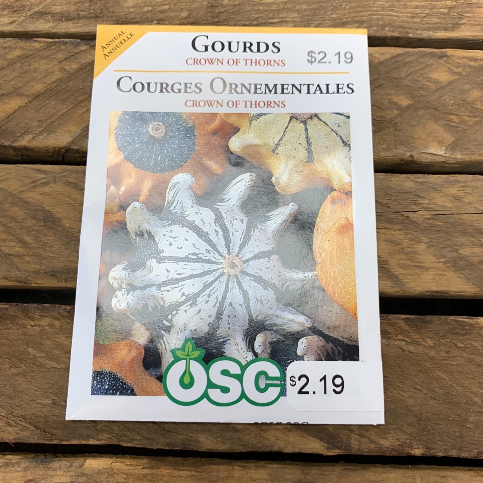 OSC Seeds Gourds 'Crown of Thorns'