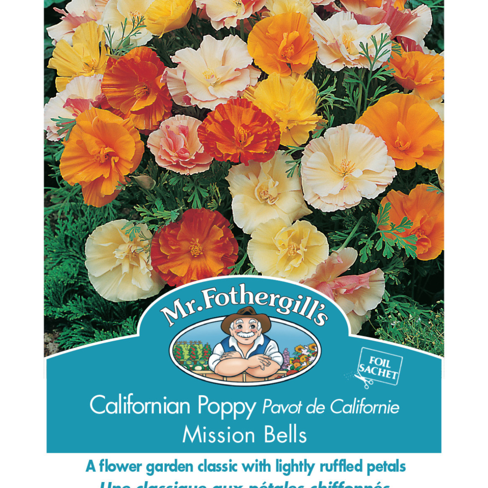 Mr. Fothergill's CALIFORNIAN POPPY Mission Bells Seeds