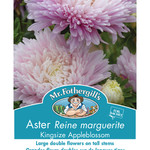 Mr. Fothergill's ASTER Kingsize Appleblossom Seeds