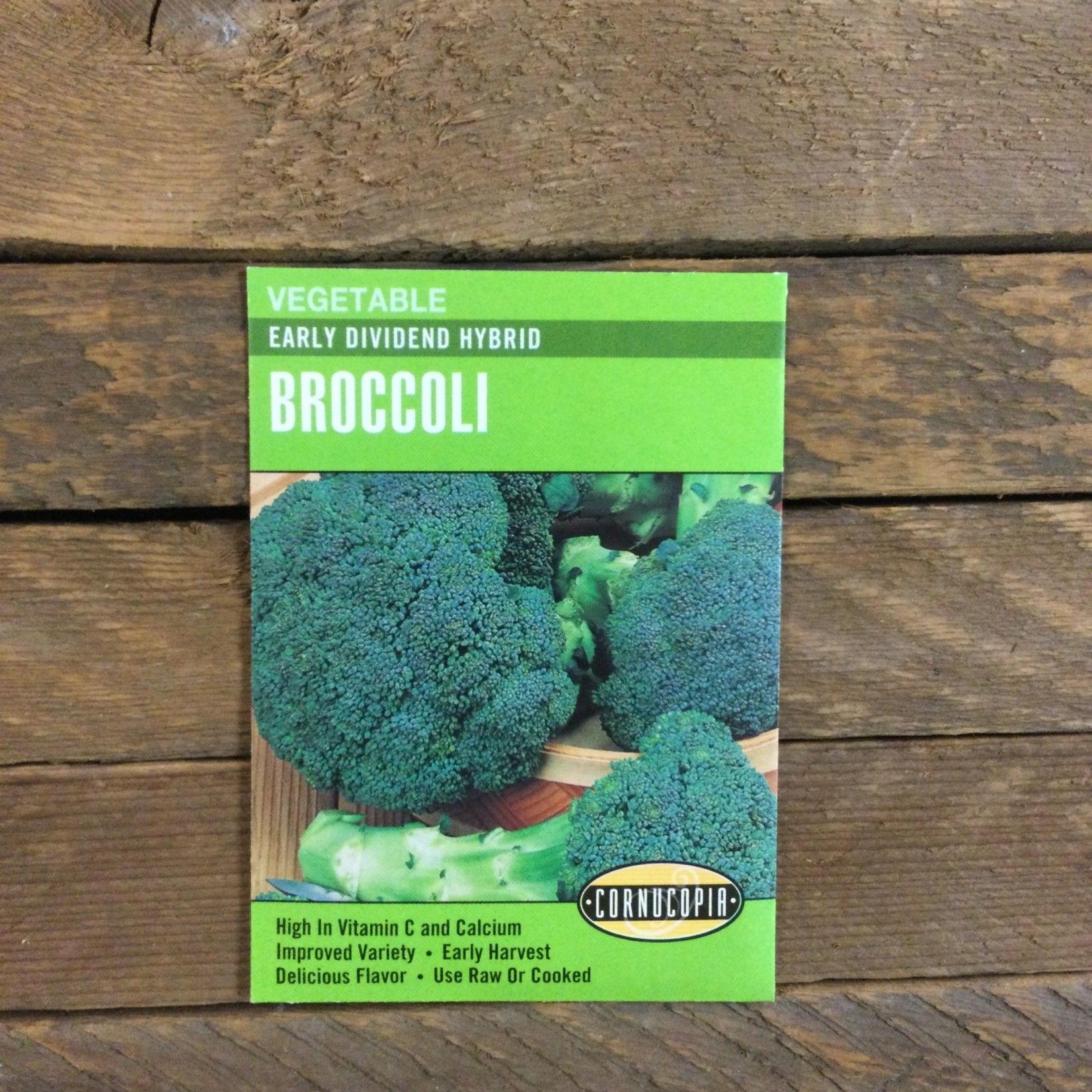 Cornucopia Broccoli 'Early Dividend Hybrid' Seeds