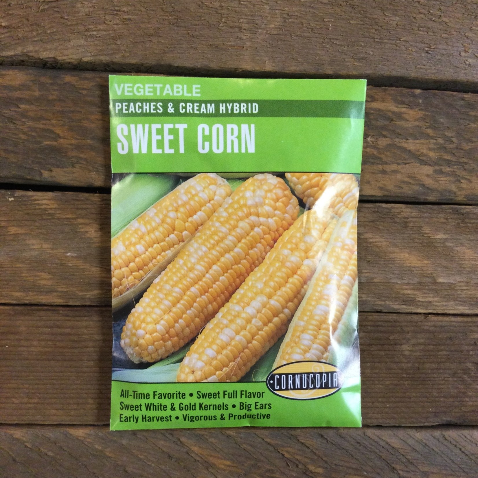 Cornucopia Corn - Corn Peaches & Cream Bicolor Hybrid