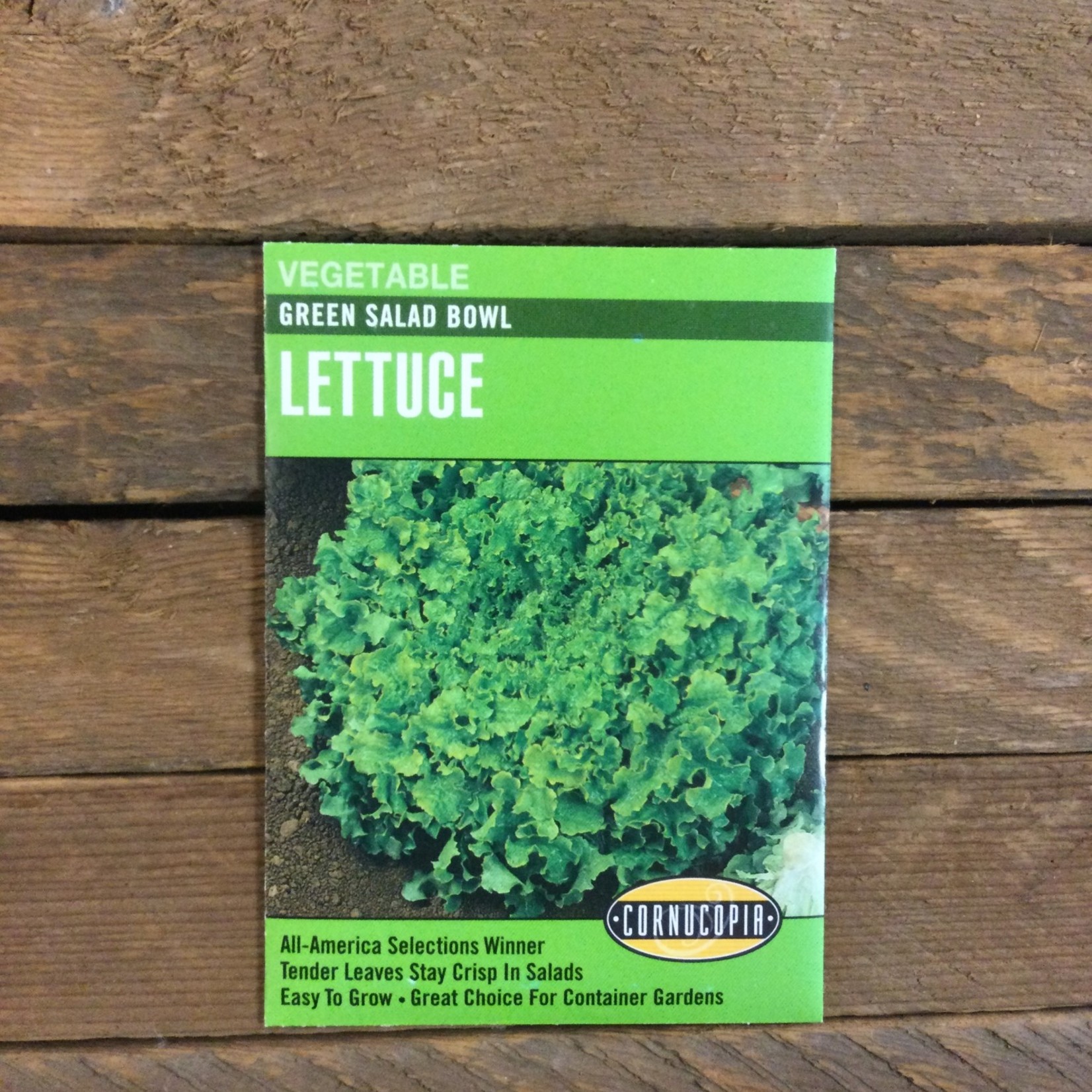 Cornucopia Lettuce - Lettuce Green Salad Bowl