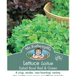 Mr. Fothergill's LETTUCE Salad Bowl Red & Green