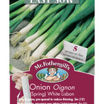 Mr. Fothergill's ONION (Spring) White Lisbon (5M Tape) Seeds