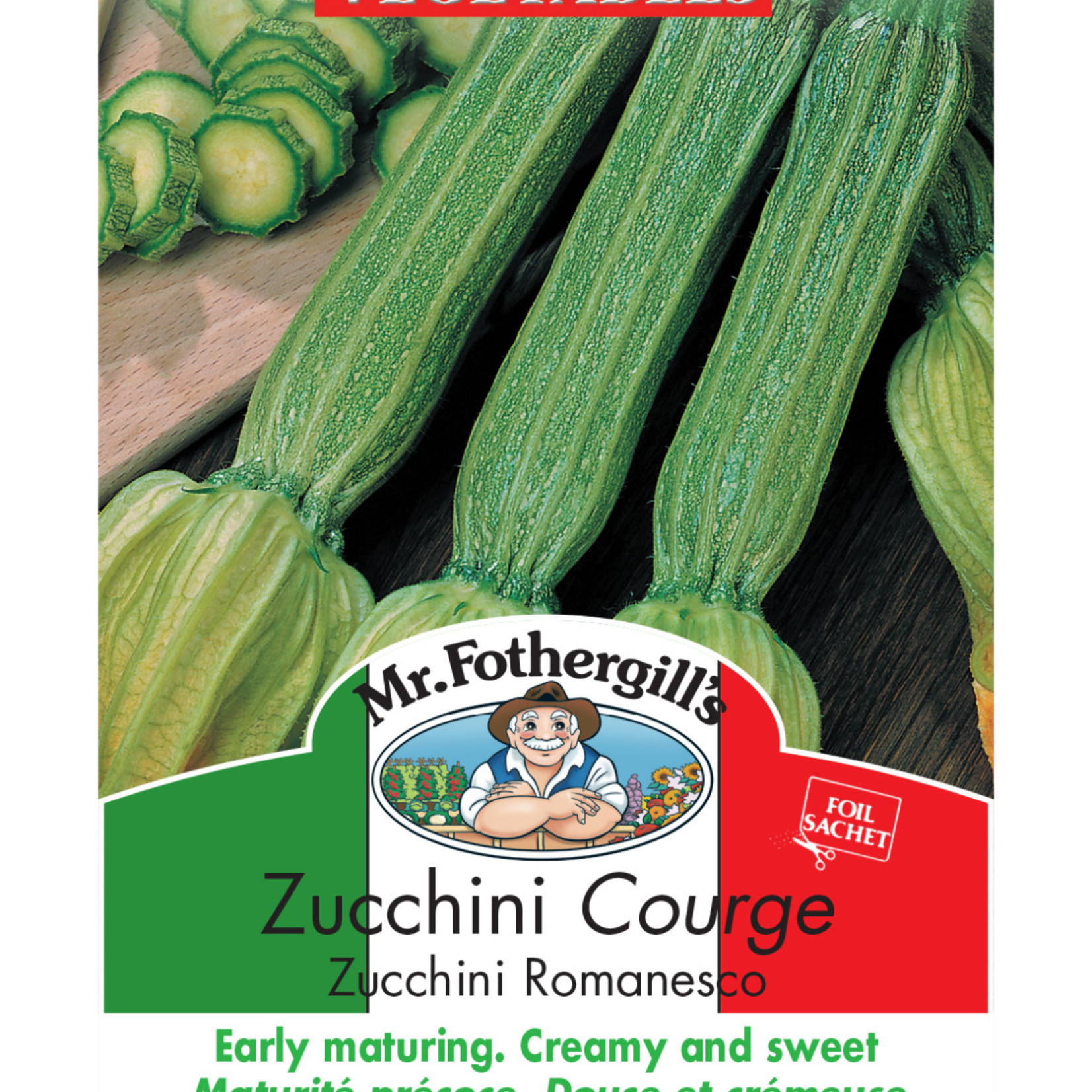 Mr. Fothergill's Zucchini Courgette Romanesco