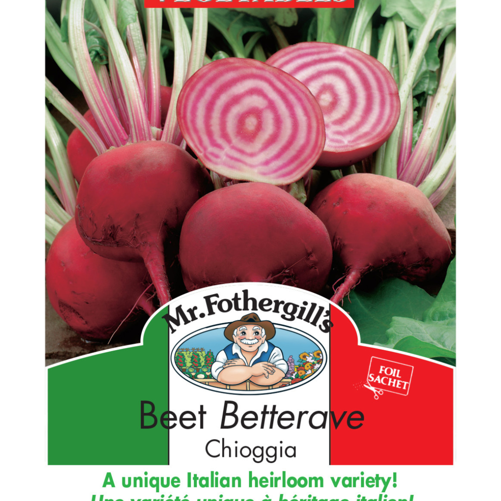 Mr. Fothergill's BEETROOT Chioggia ITALIAN Seeds